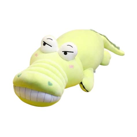 Peluche Crocodile G Ant Vert Clair La Peluche