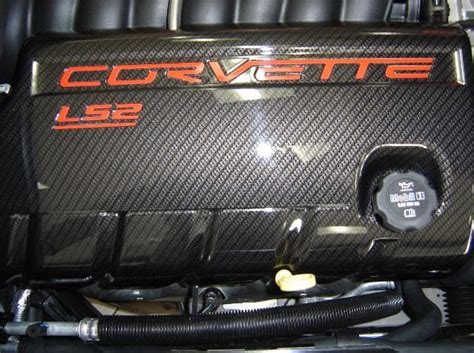 C6 Corvette Hydrocarbon Carbon Fiber Fuel Rail Covers Ls2ls3ls7 Z06