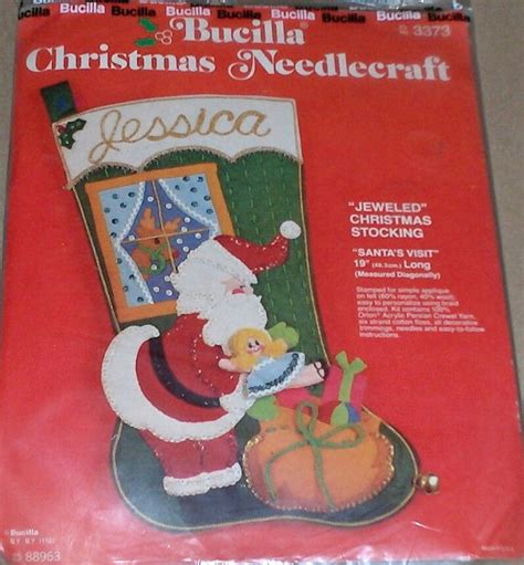 Vintage 1978 Bucilla Christmas Needlecraft Kit Bucilla Needlecraft