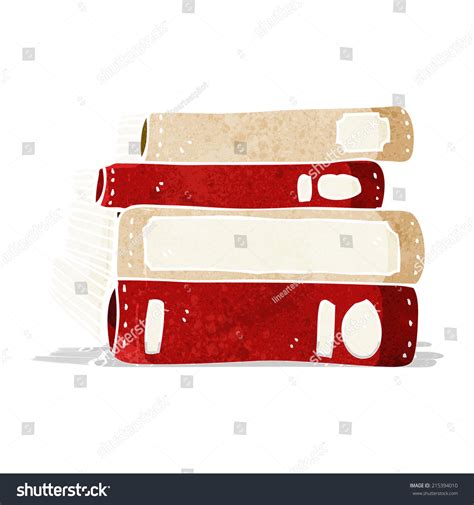 Cartoon Old Books Stock Illustration 215394010 Shutterstock