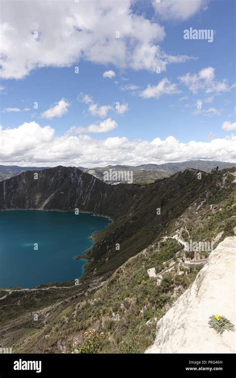 Quilotoa Crater Lake, Ecuador Stock Photo - Alamy