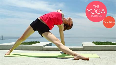 Get Happy Routine The Yoga Solution With Tara Stiles Youtube