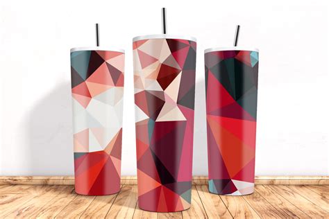 20 Oz Skinny Tumbler Abstract Geometric Graphic By 1xmerch · Creative Fabrica