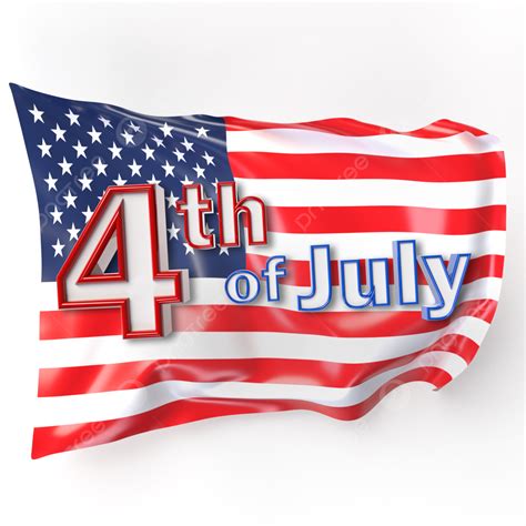 American Flag D Transparent Png Happy Th July United States