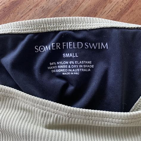 Cheeky Somerfield Swim Bikini Bottom In Olive Depop