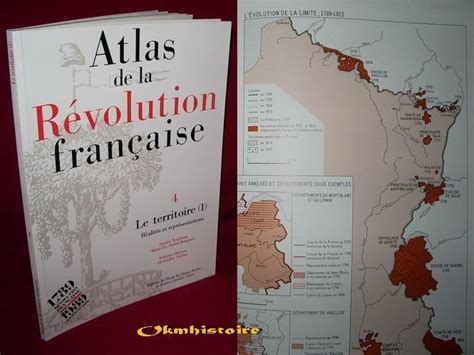 ATLAS DE LA REVOLUTION FRANCAISE TOME 4 Le Territoire