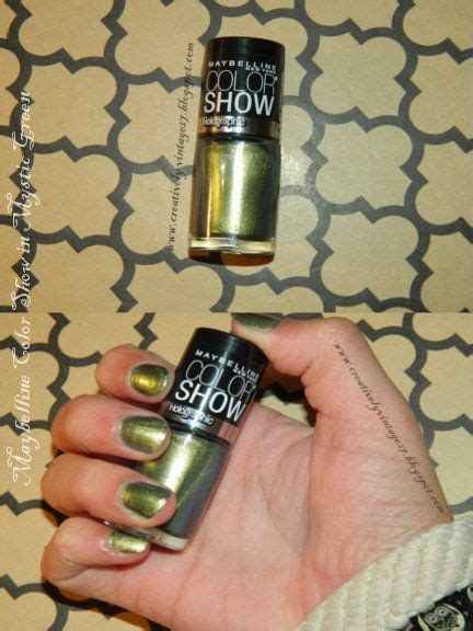 Maybelline Color Show In Mystic Green A Holographic Polish