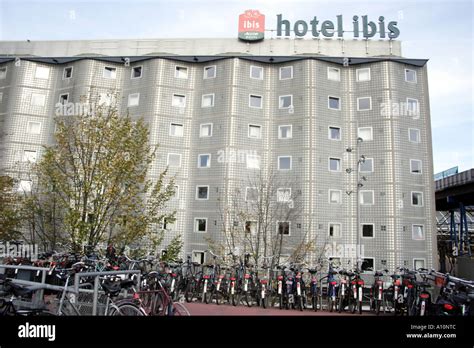 Ibis Hotel and Bicycle Park, Centraal Station, Amsterdam Stock Photo ...