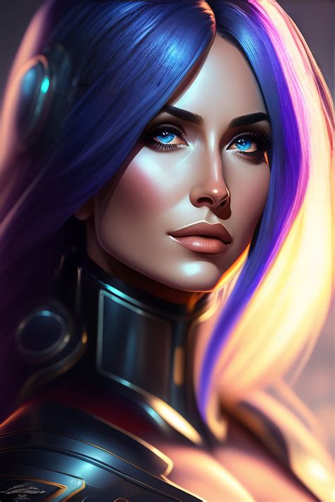 Lexica Portrait Of Cortana Highly Detailed Digital Painting