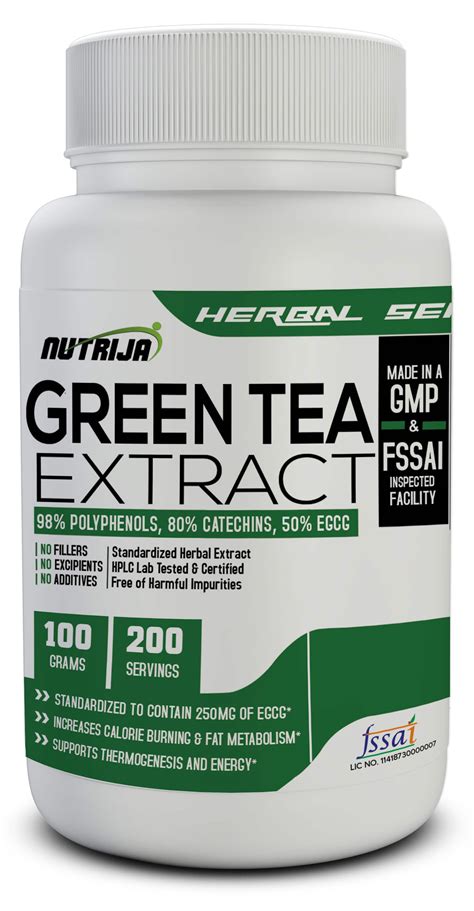 Buy Green Tea Extract Online in India | NutriJa™ Supplement Store