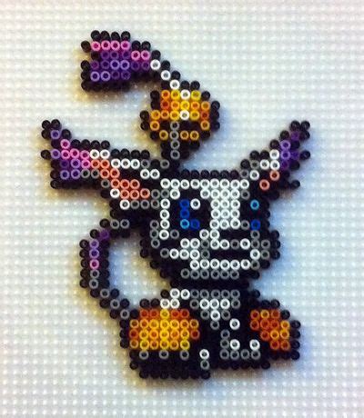 Gatomon Digimon Bead Pattern Perler Creations Perler Bead Art