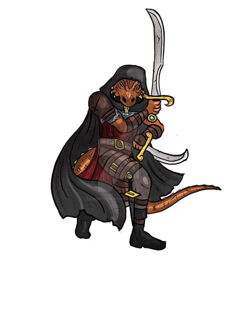 Dragonborn Rogue by ForestStories on DeviantArt