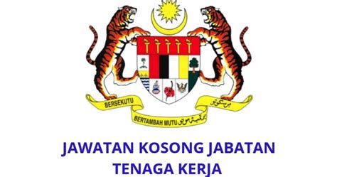 Jawatan Kosong Jabatan Tenaga Kerja Negeri Johor Spa