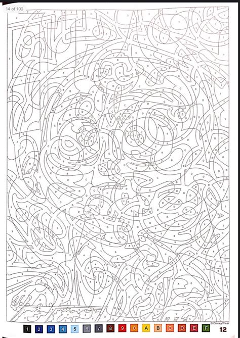 Disney Mystery Coloring Book PDF Pixar Páginas para colorear disney