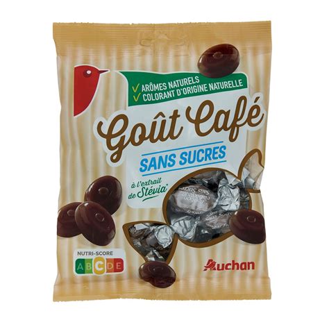 Auchan Bonbons Au Caf Sans Sucre G Pas Cher Auchan Fr