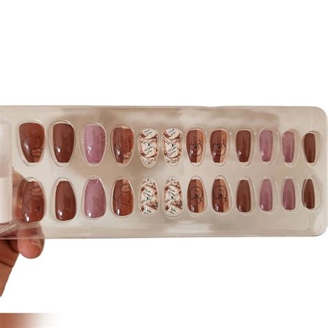 Makeup Nude Presson Nails Poshmark