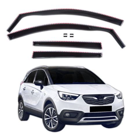 Set Gp Wind Deflectors Rain Guards For Vauxhall Crossland X Up