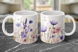 Sublimation Wildblumen Tasse X Png Graphic By Autismusmama Creative