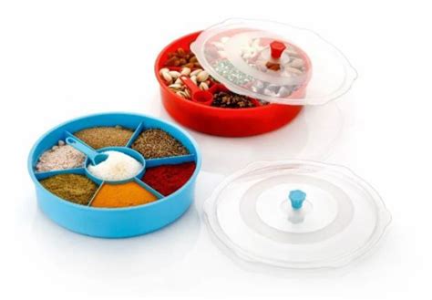 Transparent Plastic Masala Box At Piece Plastic Spice Storage