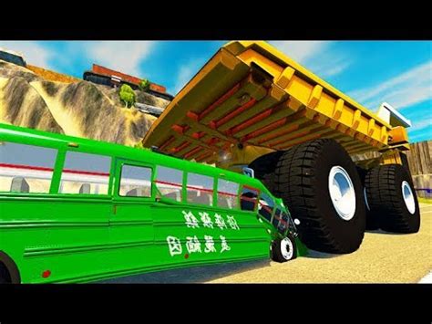 Beamng Drive Heavy Belaz 75710 Backwards Car Destruction Car