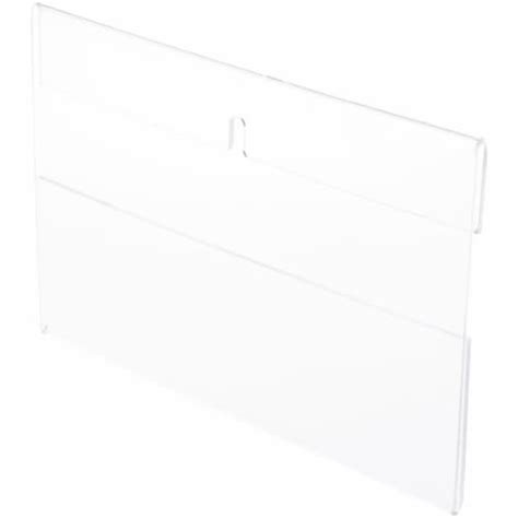 Plymor Clear Acrylic Top Fold Literature Sign Holder Frame Wall Mount 9 W X 6 H 9 X 6 1