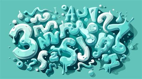 3D Monochrome Rounded Font Vector Alphabet Symbols | Premium AI-generated vector