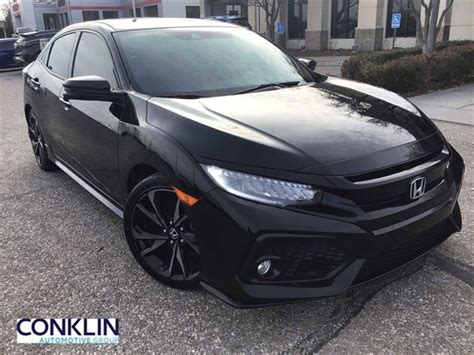 Pre Owned 2018 Honda Civic Sport Touring 4D Hatchback In Newton