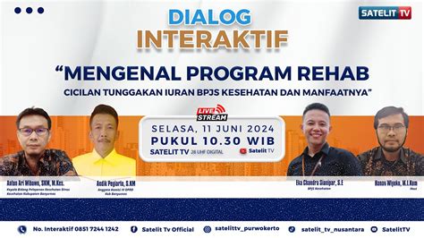 Dialog Interaktif Mengenal Program Rehab Cicilan Tunggakan Iuaran