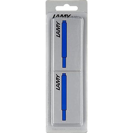 Lamy T10 boite de 5 cartouches bleue effaçable Amazon fr Informatique