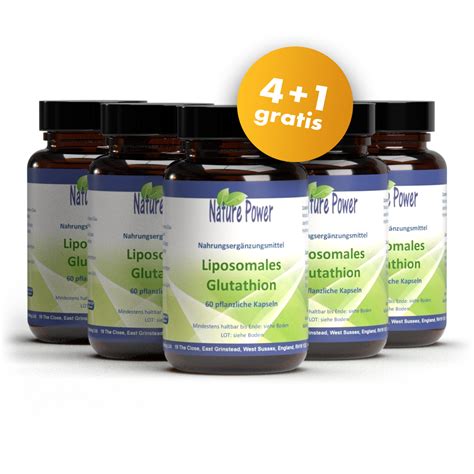 Liposomales Glutathion Pflanzliche Kapseln Von Nature Power