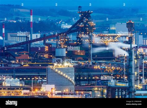 Linz Voestalpine Steelworks Chemiepark Linz With Company Borealis Ag