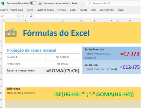 Exemplos E Informações Sobre Fórmulas Do Excel Tudo Excel