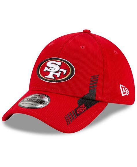 New Era Mens Scarlet San Francisco 49ers 2021 Nfl Sideline Home