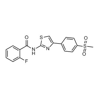 861208 04 0 2 Fluoro N 4 4 Methylsulfonyl Phenyl Thiazol 2 Yl