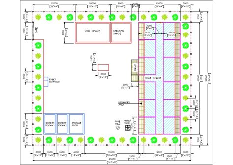 Goat Farm Layout-Plan PDF | PDF