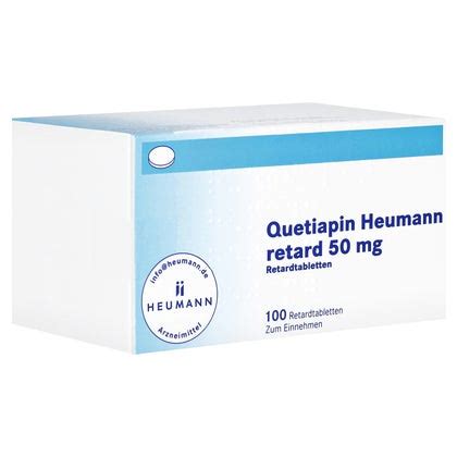 QUETIAPIN Heumann Retard 50 Mg Retardtabletten 100 St 100 St Online