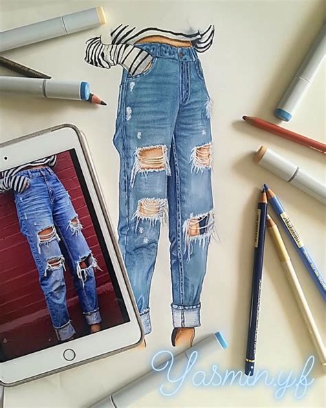 How To Draw Ripped Jeans Easy Steps Artofit