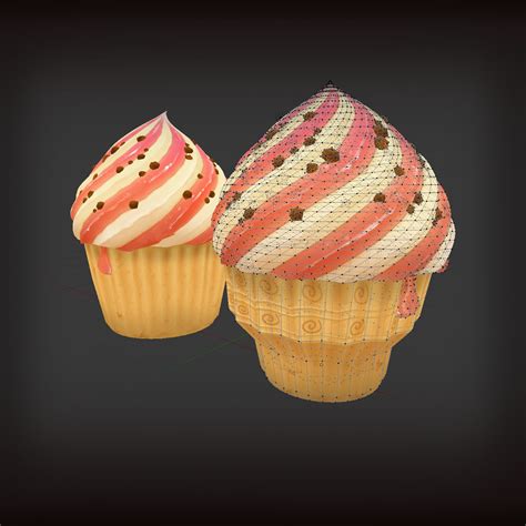 Cupcake Set 1 3d Model 17 Unknown Obj Free3d