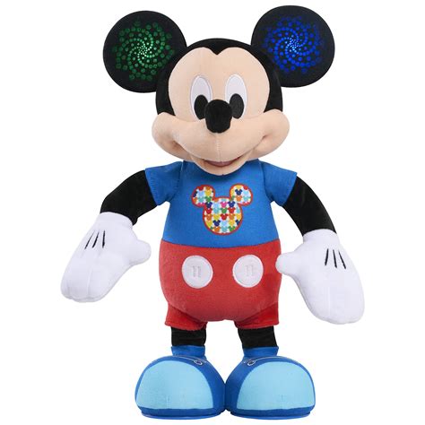 Disney Junior Hot Dog Dance Break Mickey Mouse, Interactive Plush Toy ...