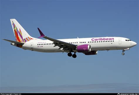 Y Jam Caribbean Airlines Boeing Max Photo By Ryser Urs Id