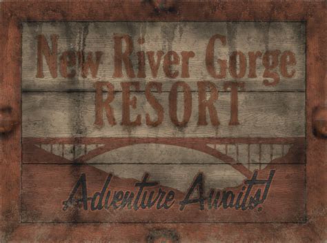 New River Gorge Resort Sign Independent Fallout Wiki