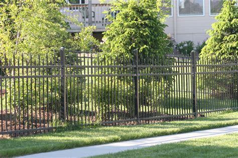 American Fence Company Lincoln Nebraska Ornamental Fencing 1055 4 Warrior 3 Rail Black 4