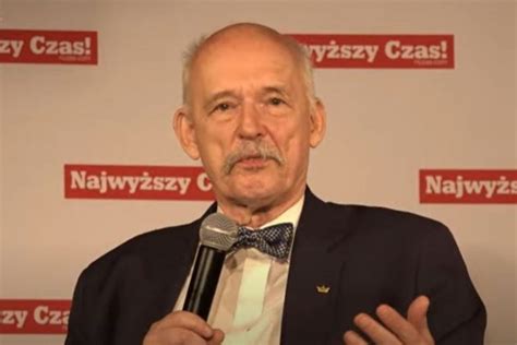 Korwin Mikke O Kampanii Konfederacji Niestety Sztab Wyborczy Stosuje