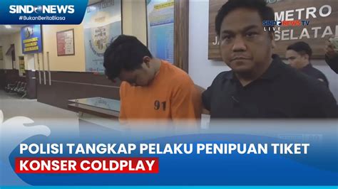 Penipu Tiket Konser Coldplay Diringkus Polisi YouTube