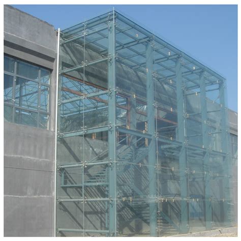 Stainless Steel Frame Glass Curtain Wall For Shopping Mall Glass