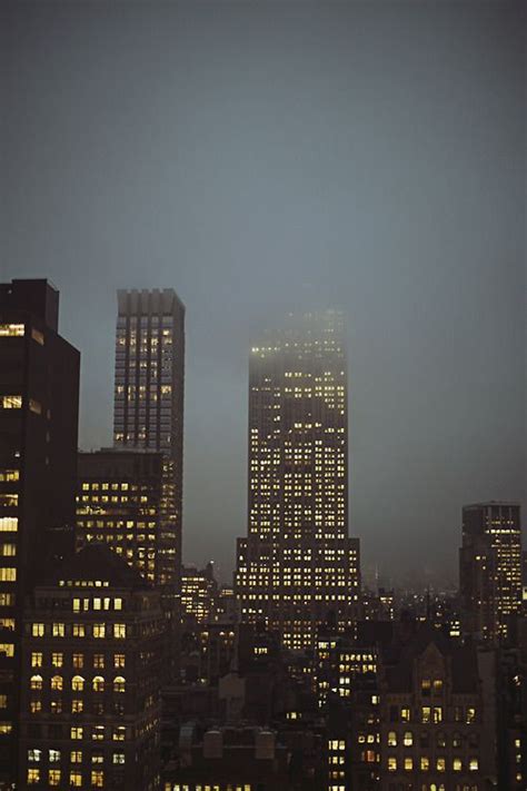 The Empire State Building Lost In The Fog Photo Mens Fashion