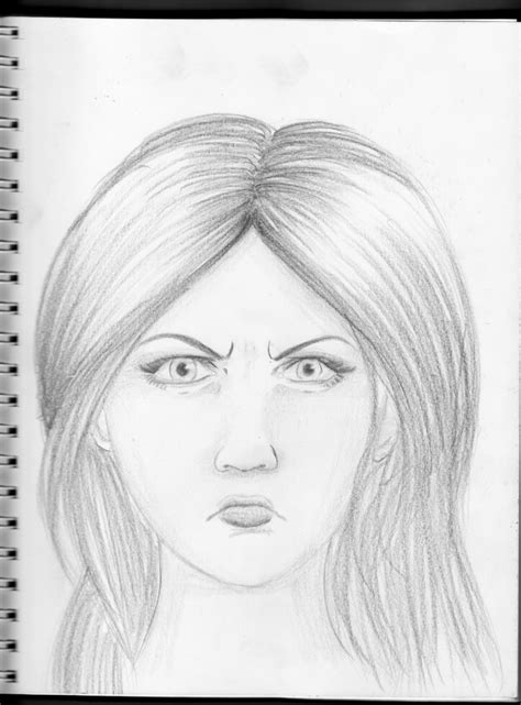 Angry Face Sketch At Explore Collection Of Angry