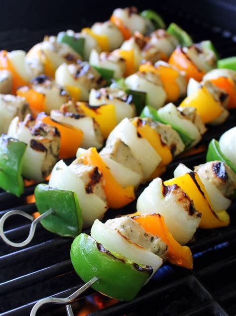 Grilled Rosemary Lemon Chicken Kabob Recipe Taste And See