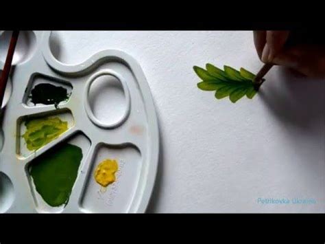 Петриківський розпис. Урок 8 - YouTube | Цветочные росписи, Творчество ...