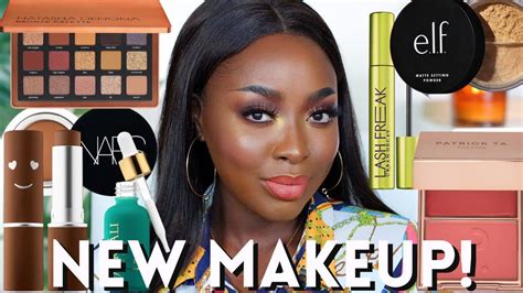 Dark Skin Beginner Makeup Tutorial Testing New Products Mena Adubea